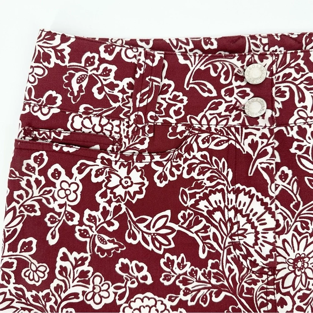 Dolce Gabbana Floral Mini Skirt